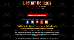 Desktop Screenshot of bengalscats.com