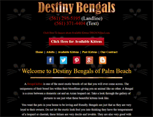 Tablet Screenshot of bengalscats.com